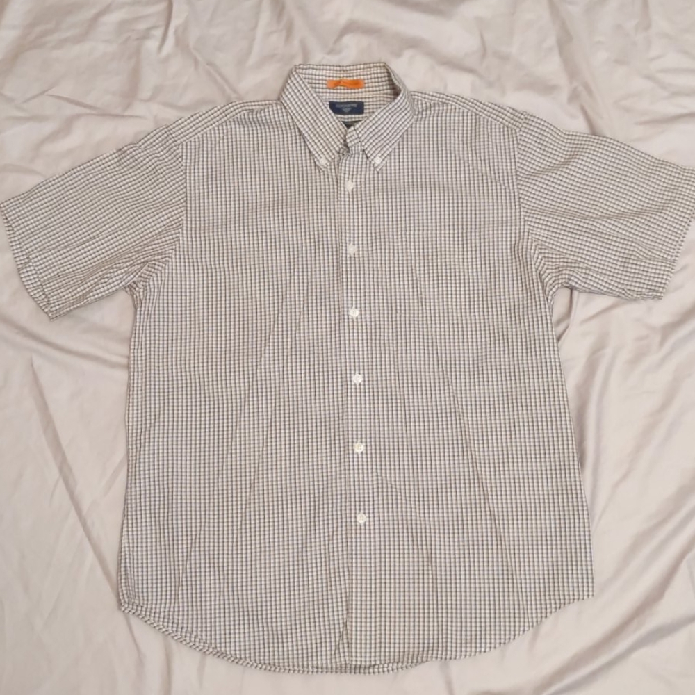 Men's Wrinkle Free Dockers Short Sleeve Button Up